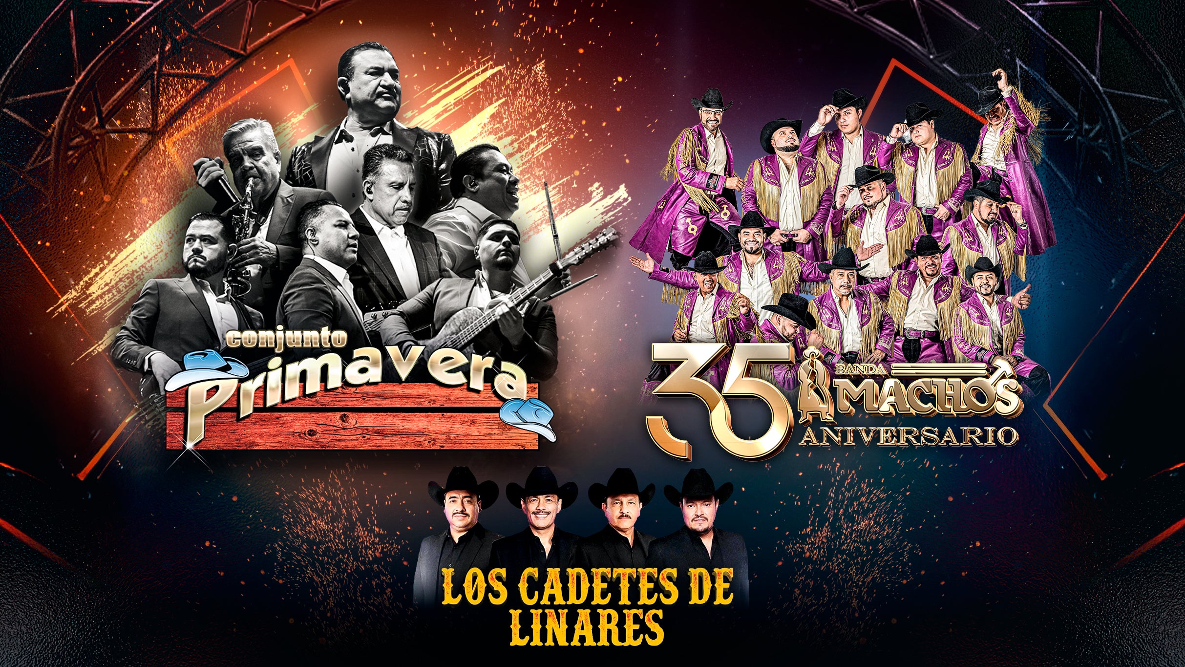 Conjunto Primavera & Banda Machos en Concierto