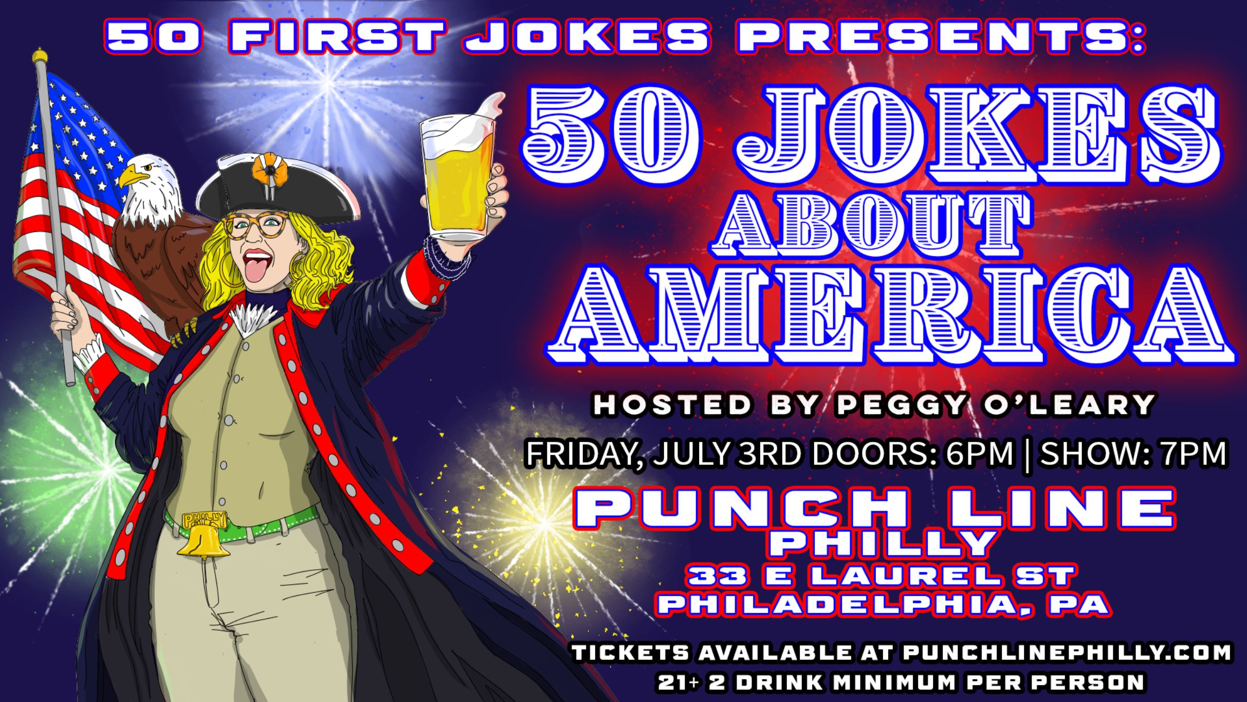 50 First Jokes About America