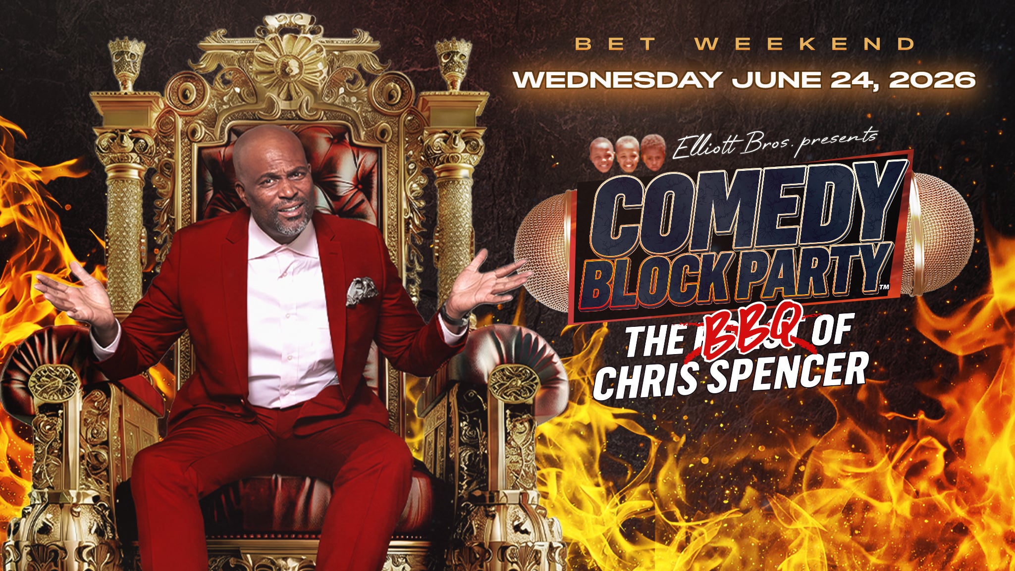 Elliott Brothers' COMEDY BLOCK PARTY w/ Chris Spencer