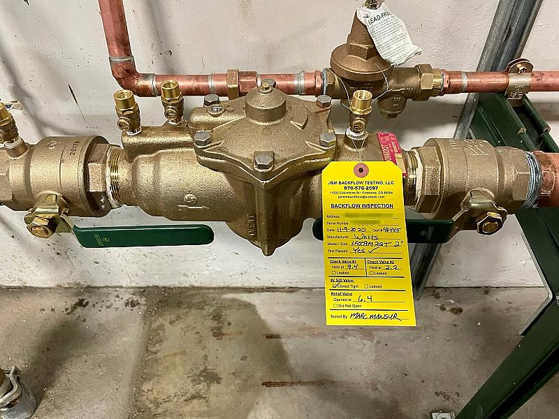 J and M Backflow Testing